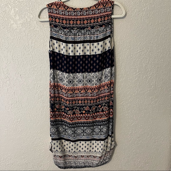 Beachlunchlounge women’s sleeveless geometric print midi shift dress, XS - Picture 2 of 5